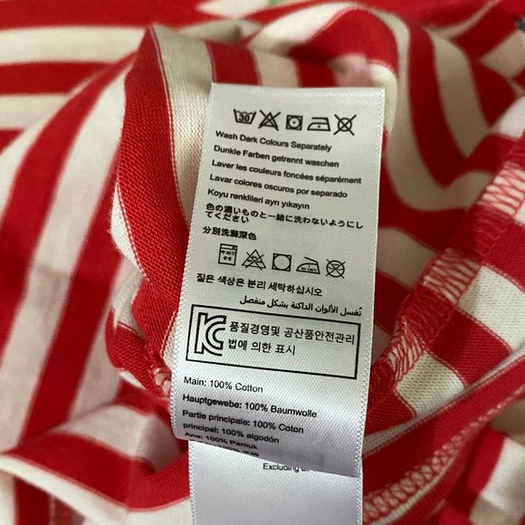 Joules Marina Jersey Top Cream Red Stripe 14 - Picture 13 of 13